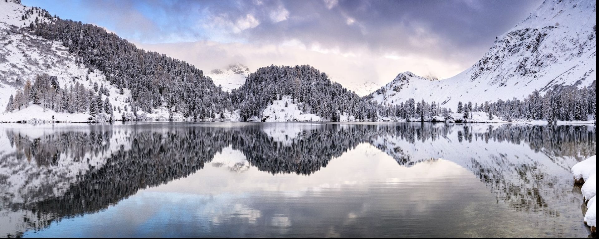 Die schönsten Berge & Seen im Winter (und die Hotels dazu)